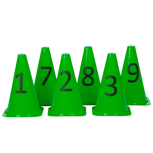 Numbered Cones